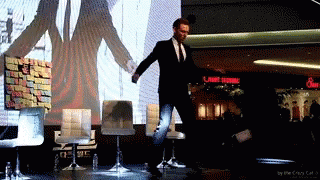 Tom Hiddleston Dancing GIF. This 320 x 180 animated GIF is part of our tom hiddleston dancing collection. Related themes include dance, dancing. Created by…