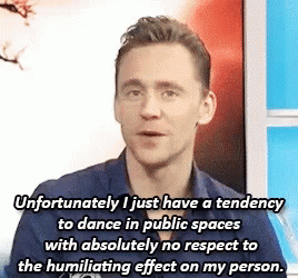 Tom Hiddleston GIF. This 268 x 250 animated GIF is part of our tom hiddleston dancing collection. Created by lauren9739. View the original animation, share…