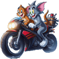 Tom Y Jerry Sticker