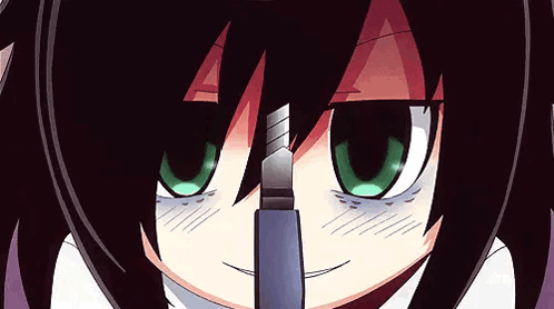 Tomoko Larping GIF. This 498 x 278 animated GIF is part of our gracias por su atencion anime collection. Related themes include anime, anime girl, cute…