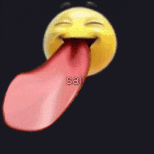 Tongue Emoji GIF