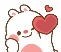 Tonton Friends Heart Sticker
