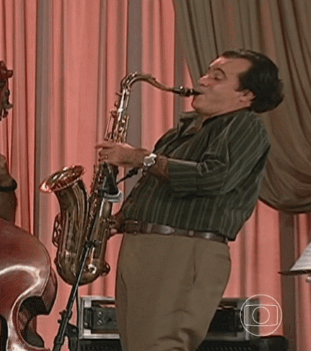 Tony Ramos Saxofone GIF
