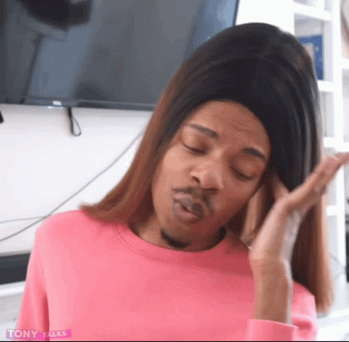 Tonytalks Hair GIF