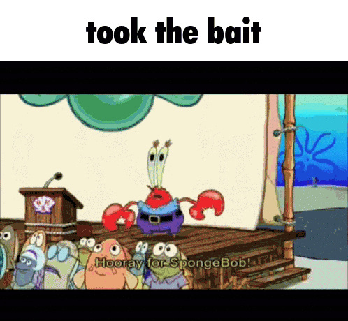 Tookthebait Nakedpatartrolling GIF