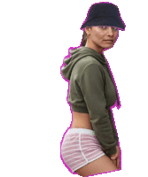 Toot Lady Fart Sticker