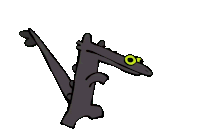 Toothless Dancing Sticker