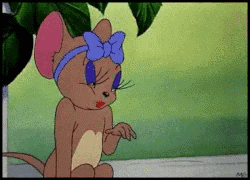 Toots Mouse Flirting GIF