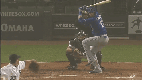 Toronto Blue Jays Jose Bautista GIF. This 498 x 281 animated GIF is part of our jose bautista collection. Related themes include baseball. Created by…