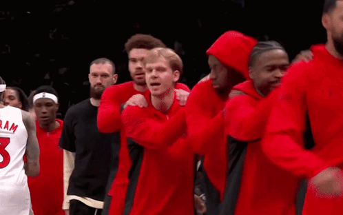 Toronto Raptors Conga Line GIF