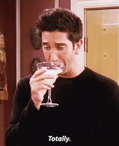 Totally But Not At All GIF. This 244 x 300 animated GIF is part of our ross im fine collection. Related themes include drinking. View the original…