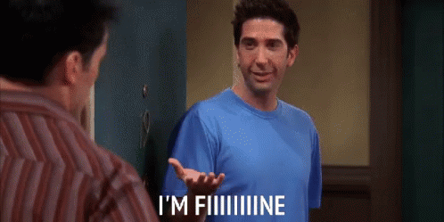 Totes Fine GIF. This 498 x 249 animated GIF is part of our ross im fine collection. Related themes include im fine. View the original animation, share it…