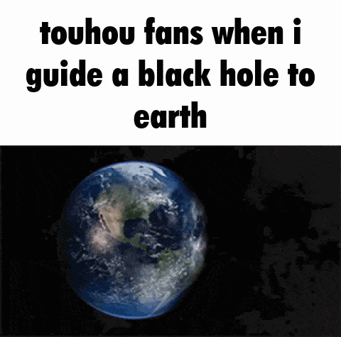 Touhou Black Hole GIF