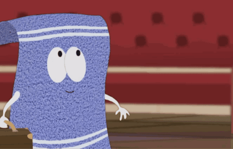 Towelie South Park GIF. This 480 x 308 animated GIF is part of our towelie collection. Related themes include confused, cute, surprised. Created by towacoq…