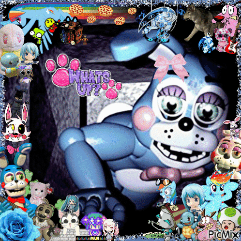 Toy Bonnie Miku GIF. This 498 x 498 animated GIF is part of our five nights at freddys jumpscare collection. Related themes include fnaf, miku, picmix…