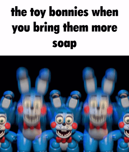 Toy Bonnie Soap GIF
