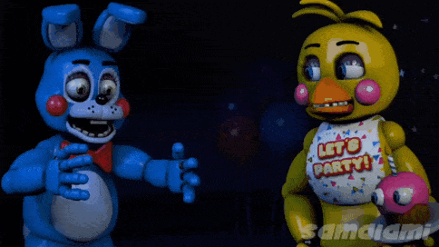 Toy Bonnie Toy Chica GIF