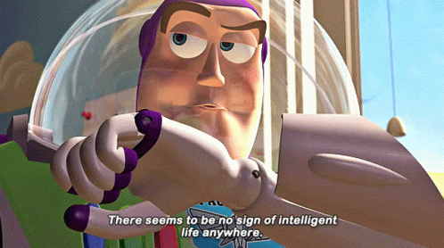 Toy Story Buzz Lightyear GIF. This 498 x 278 animated GIF is part of our im surrounded by idiots collection. Related themes include disney. Created by…