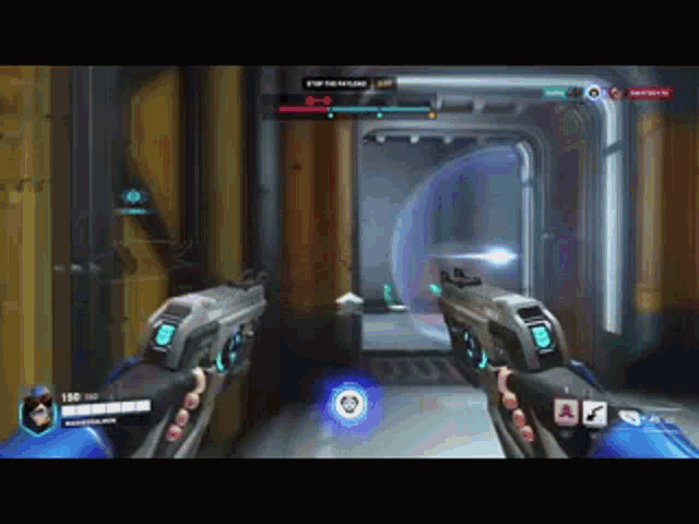 Tracer Junkrat Blizzard Overwatch GIF