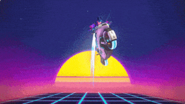 Tracer Vaporwave GIF