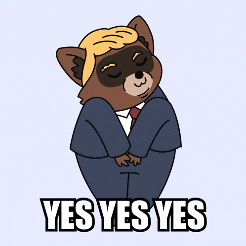 Tracoon Tracoon Nod GIF