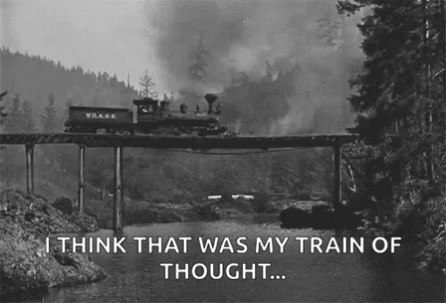 Train Of Thought Train Wreck GIF