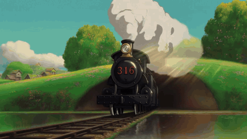 Train Trains GIF. This 498 x 281 animated GIF is part of our i like trains collection. Related themes include train. Created by Romans6v23. View the…