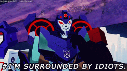 Transformers Shadow Striker GIF. This 498 x 280 animated GIF is part of our im surrounded by idiots collection. Related themes include transformers. Created…