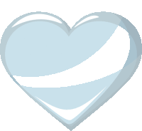 Transparent Heart Heart Sticker