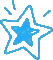 Transparent Star Sticker