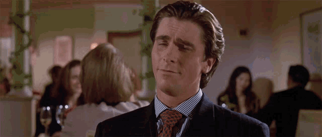 Trash Christian Bale GIF