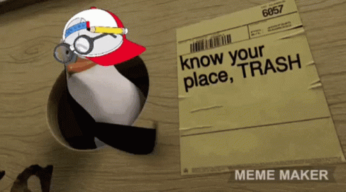 Trash Garbage Friends GIF. This 498 x 277 animated GIF is part of our know your place trash collection. Created by InvisibleFriendsTMT. View the original…