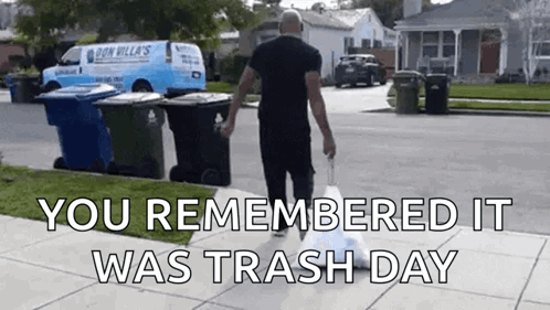 Trash Trash Bin GIF. This 498 x 281 animated GIF is part of our taking out the trash collection. Related themes include bye, done. Created by heaven2222…