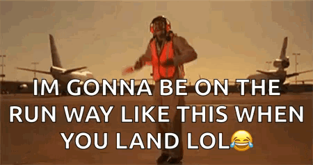 Travel Funny GIF. This 450 x 238 animated GIF is part of our funny airplane collection. Related themes include dance, dancing, funny. Created by Eric716…