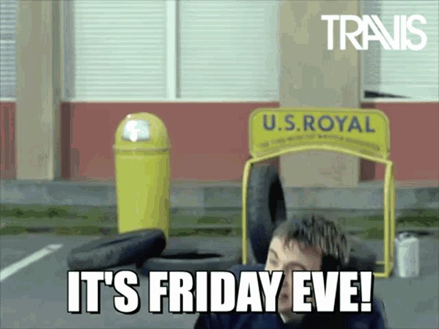 Travis Fran Healy GIF