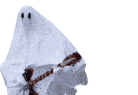 Travis Ghost Sticker