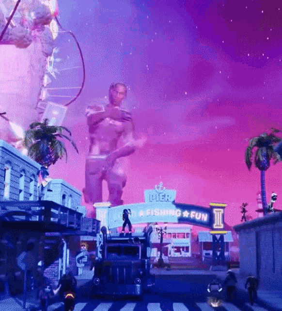 Travis Scott Fortnite GIF