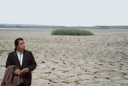 Travolta Desert GIF