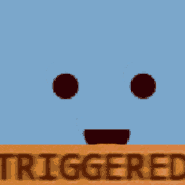 Triggered Smile GIF