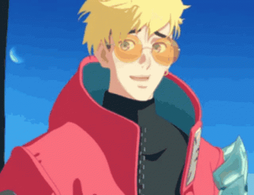 Trigun Trigun Stampede GIF. This 498 x 382 animated GIF is part of our happy anime guy collection. Related themes include anime, happy, smile. Created by…