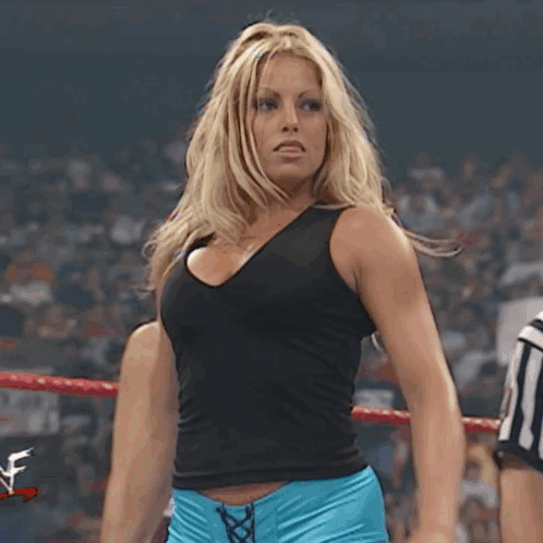 Trish Stratus Raw GIF