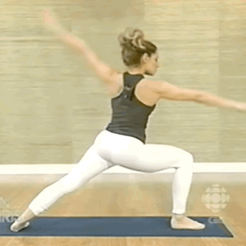 Trish Stratus Yoga GIF