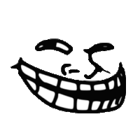 Troll Face Phonk Sticker