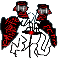 Troll Face Phonk Sticker