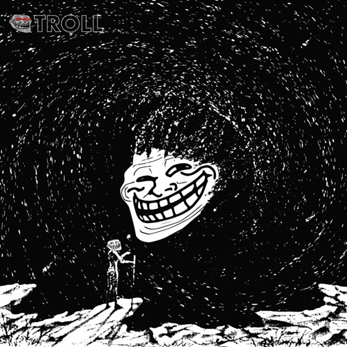 Troll Trollface GIF. This 498 x 498 animated GIF is part of our lol face collection. Related themes include funny, haha, lmao. Created by TROLLART. View the…