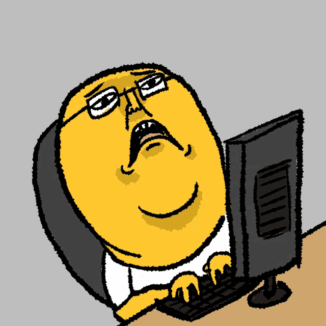 Troll Typing GIF
