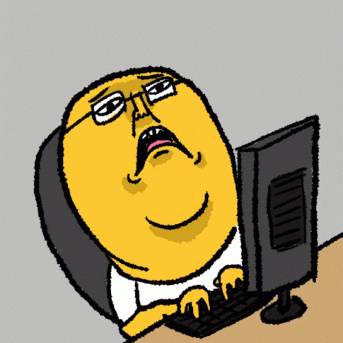 Troll Typing GIF