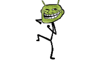 Trolldroid Sticker