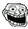 Trollface Falling Sticker