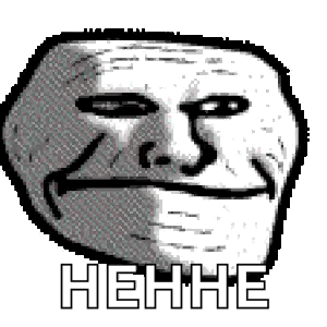 Trollface Troll Face Terror Png GIF
